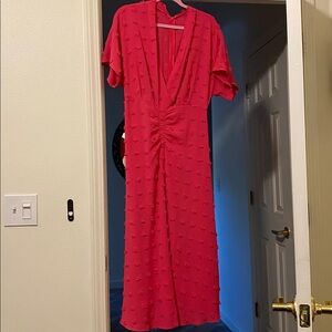 SHEIN Pink Ruffled Dress